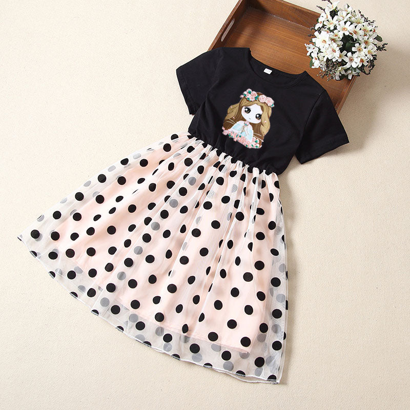Big Kids short sleeve Casual Dresses