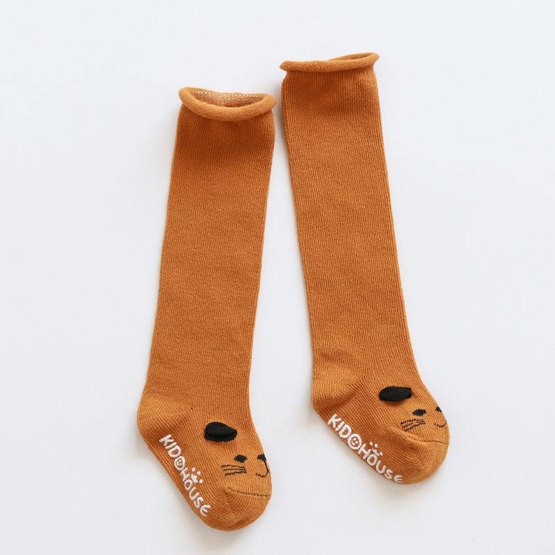 Cute Cotton Knee High Anti-Slip socks