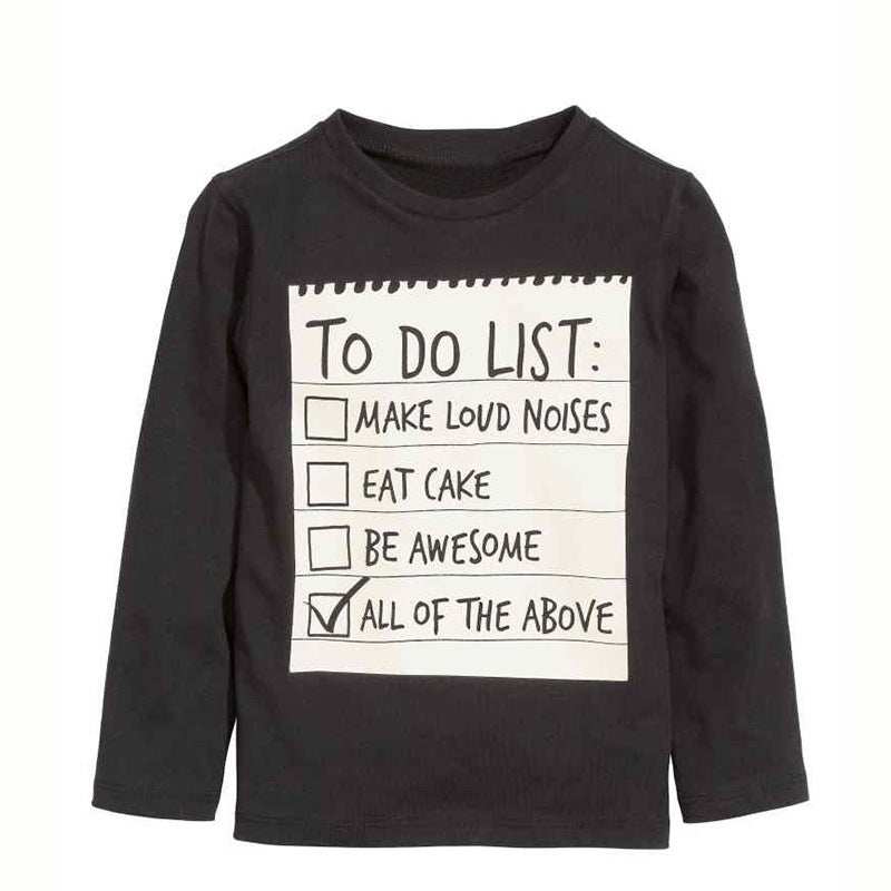 Boys To Do List 2pc set Long sleeve