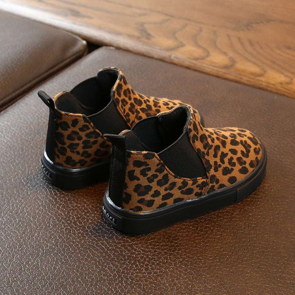 Cheetah fashion Girls Martin Boots