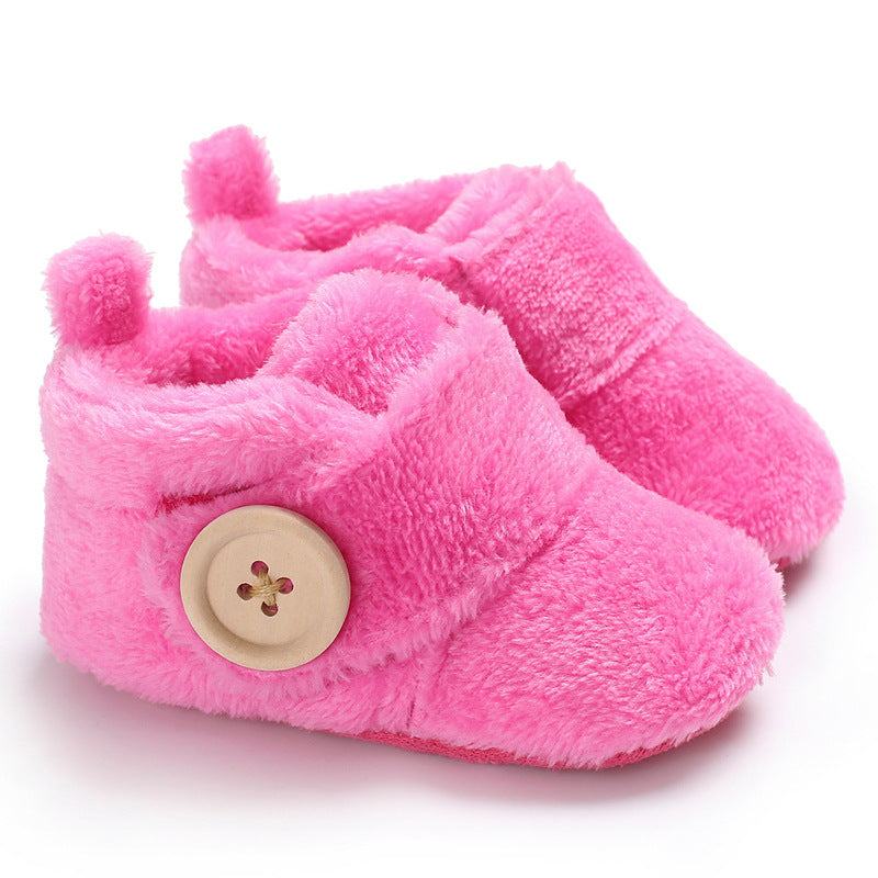 Baby soft soled Fur Booties