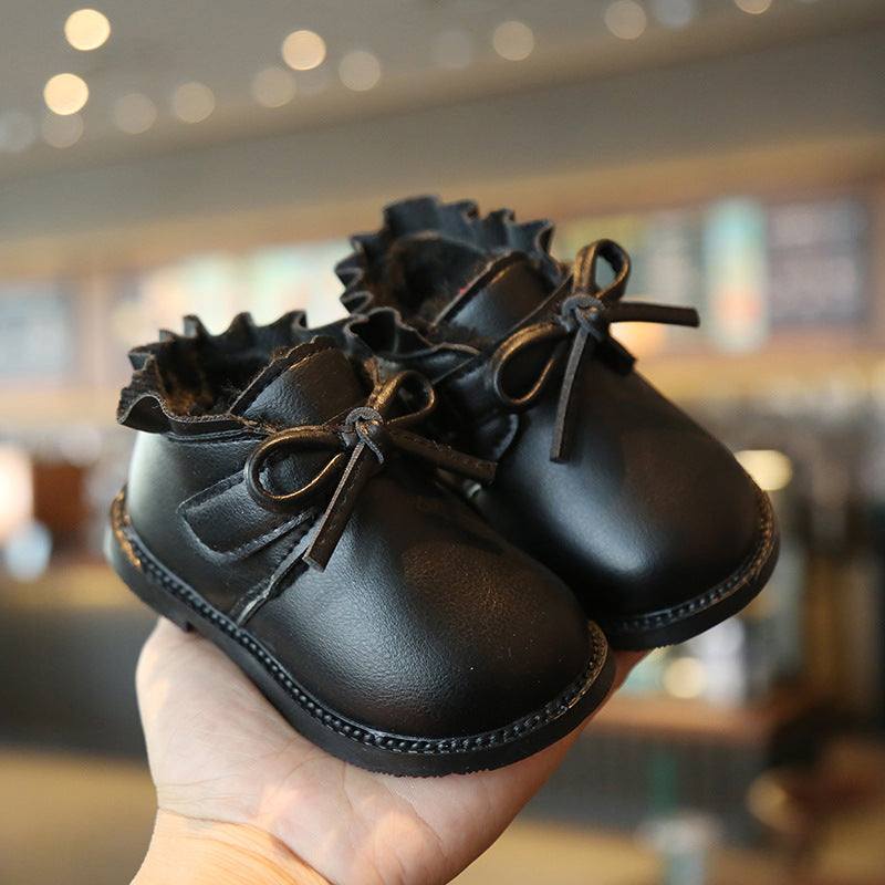 Girls toddlers Low Fur inside Boot