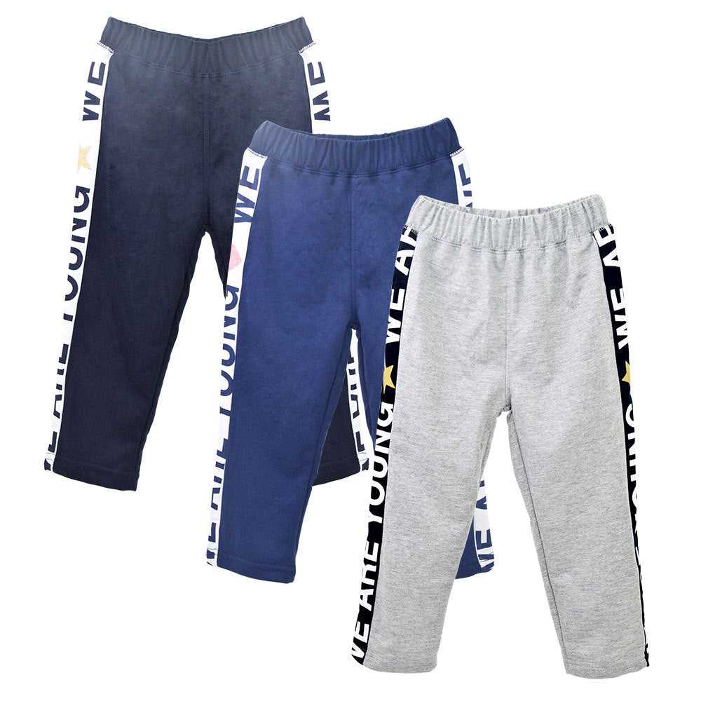 Boys cotton sports pants for ages 3-8, casual style, summer and autumn wear.