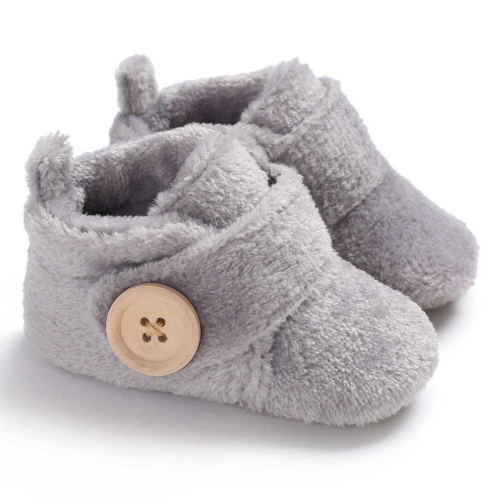 Baby soft soled Fur Booties