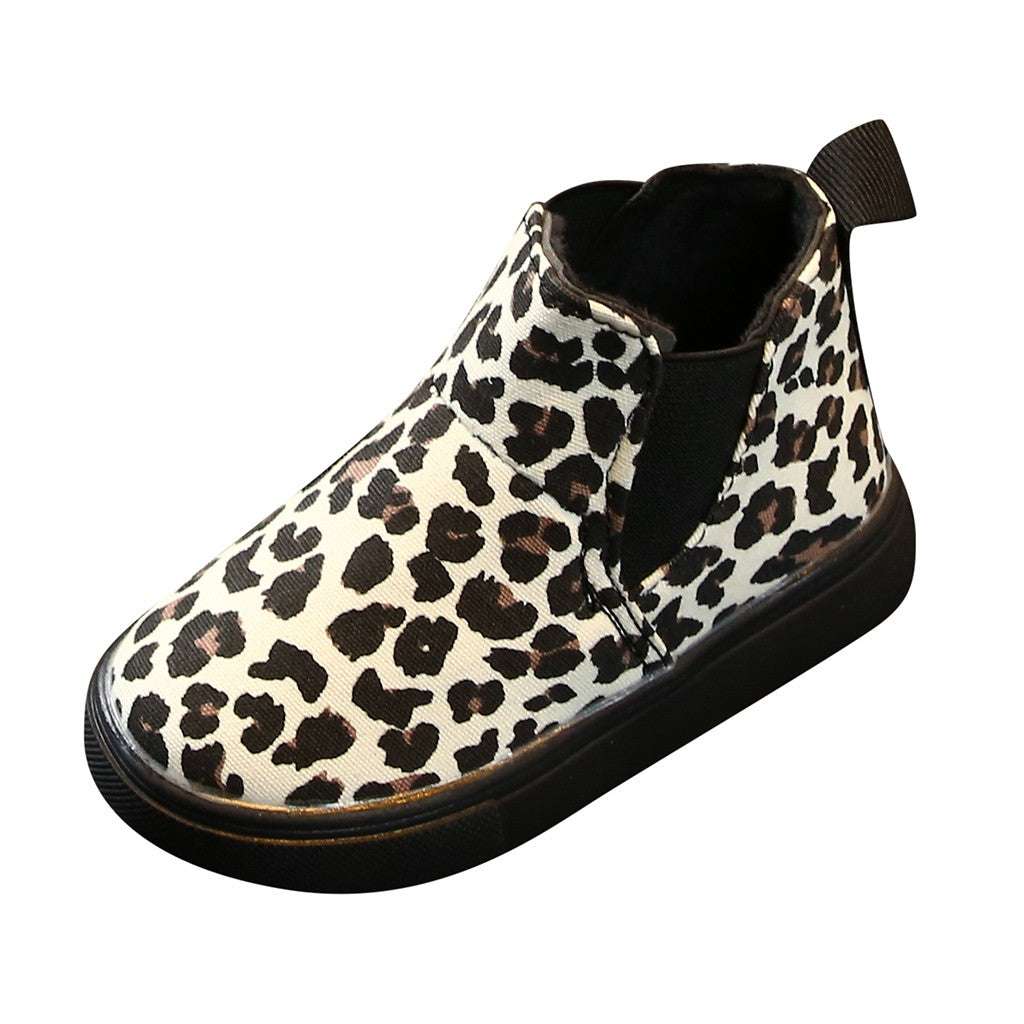 Cheetah fashion Girls Martin Boots