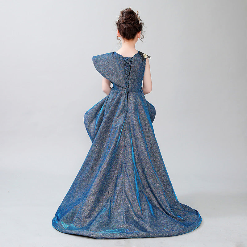 Girl Model Catwalk Evening Trail Host Dress