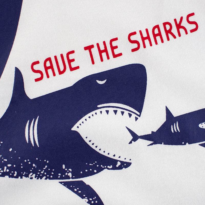 Summer Children's Shark Short Sleeve T-Shirt