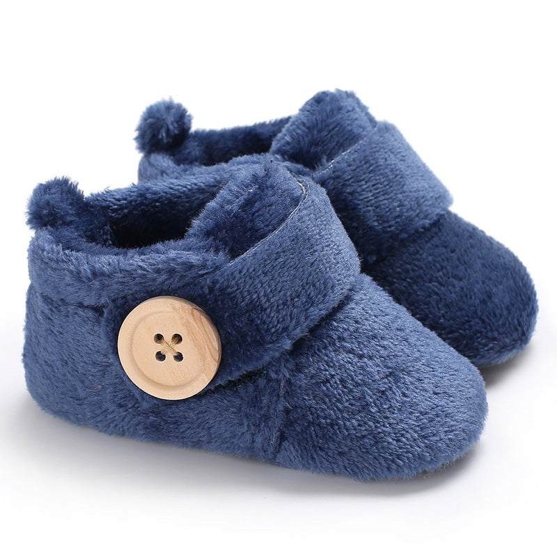 Baby soft soled Fur Booties