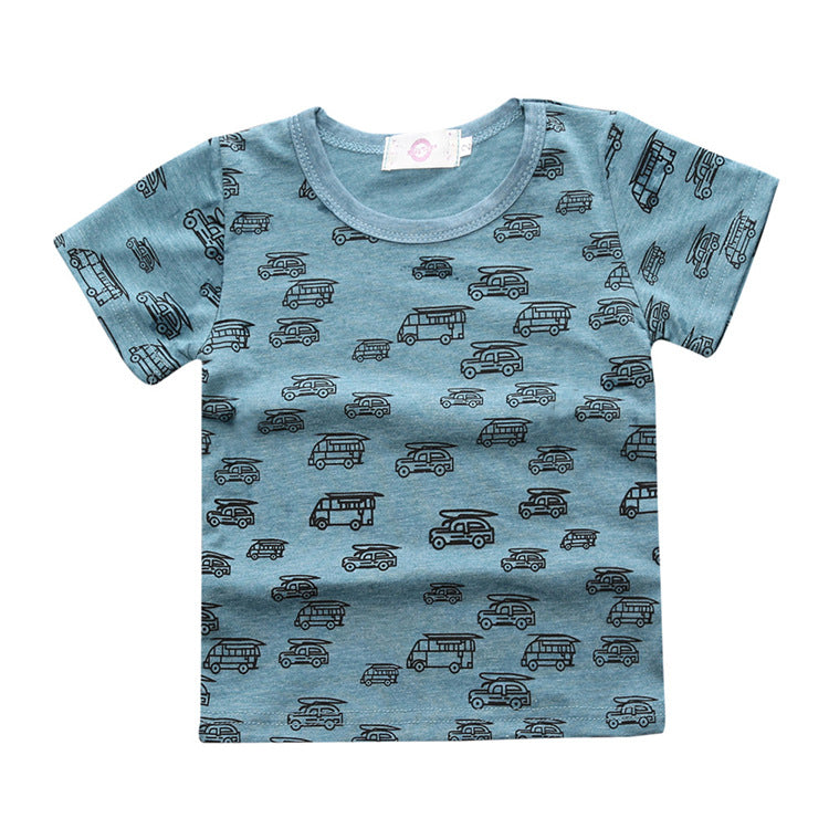 Boys T-shirt with Denim Jeans 4 Piece Set