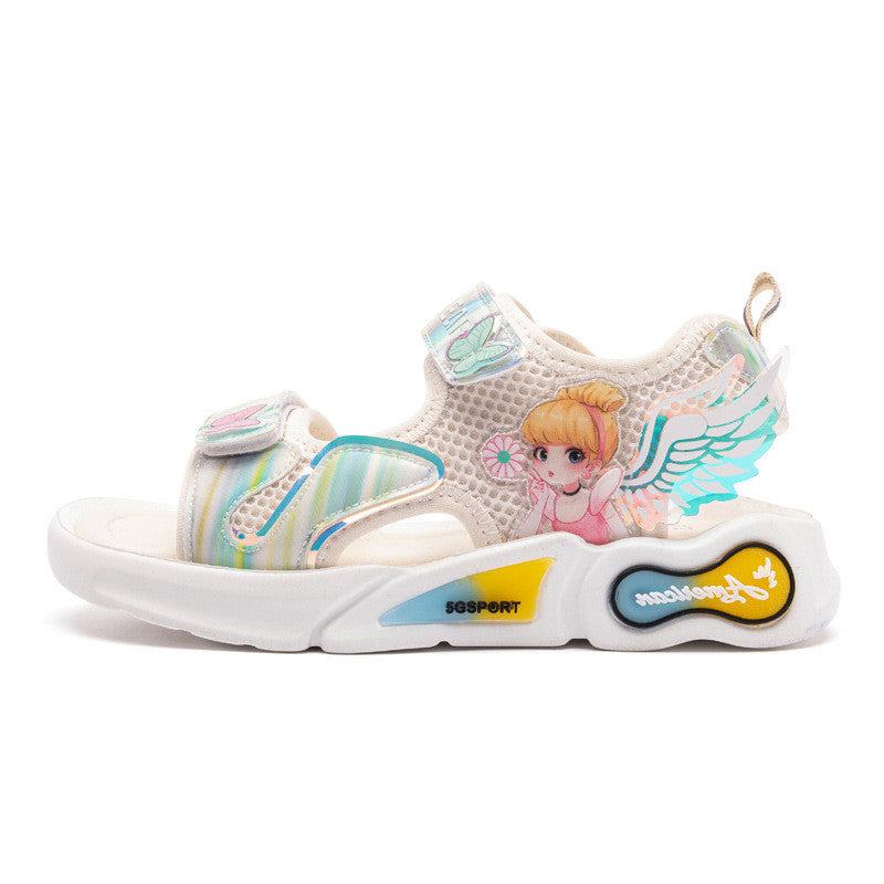 Girls Cartoon Breathable Sandals