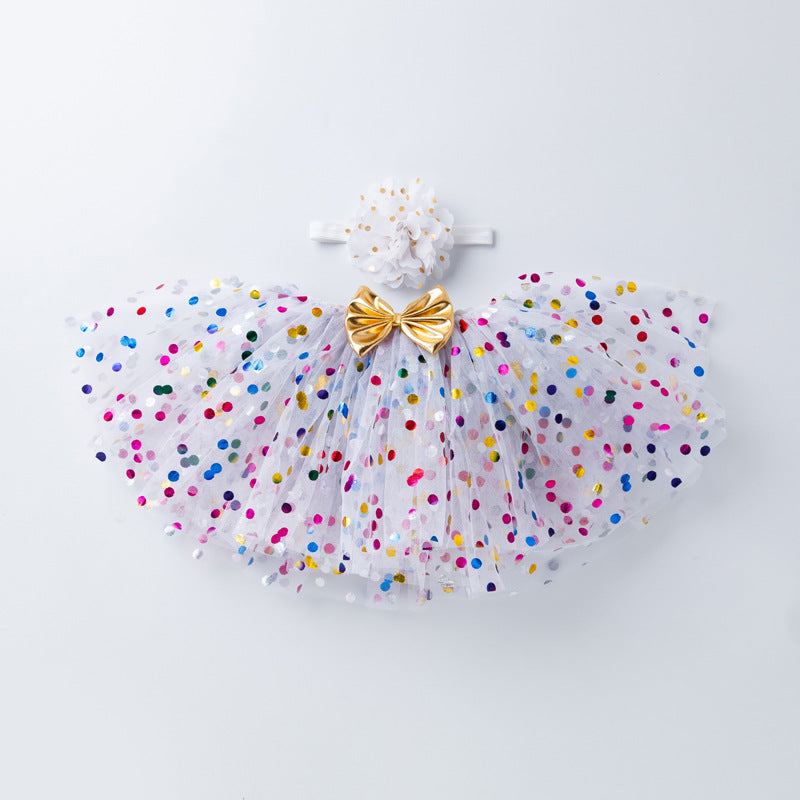 Baby Printed TuTu Mesh Skirt