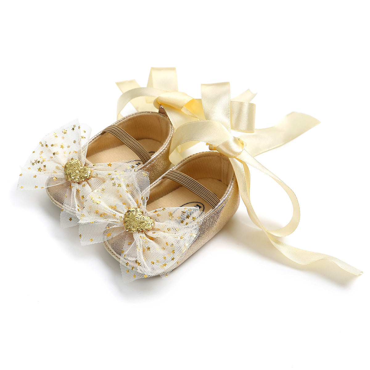 Cute butterfly Baby shoes With Headdress