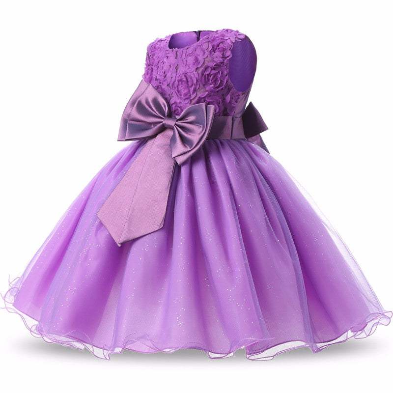Girls Pageant Flower Girl Birthday Party Dress