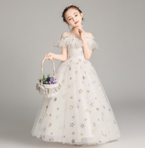 Princess Multi-Length Star Wedding Pageant Dress