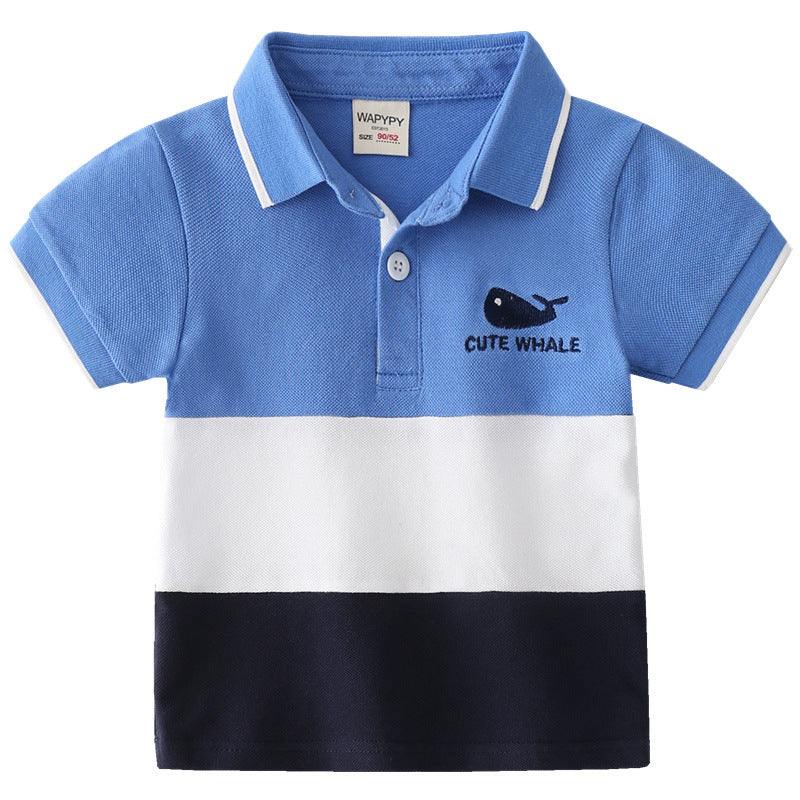 Boys Collar Whale shirt