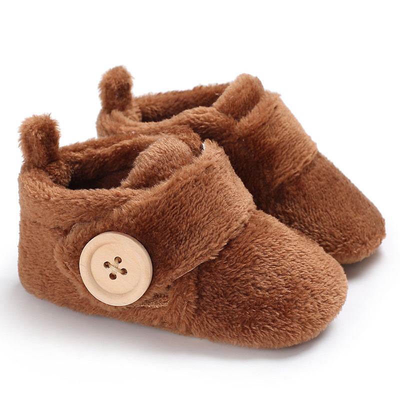 Baby soft soled Fur Booties