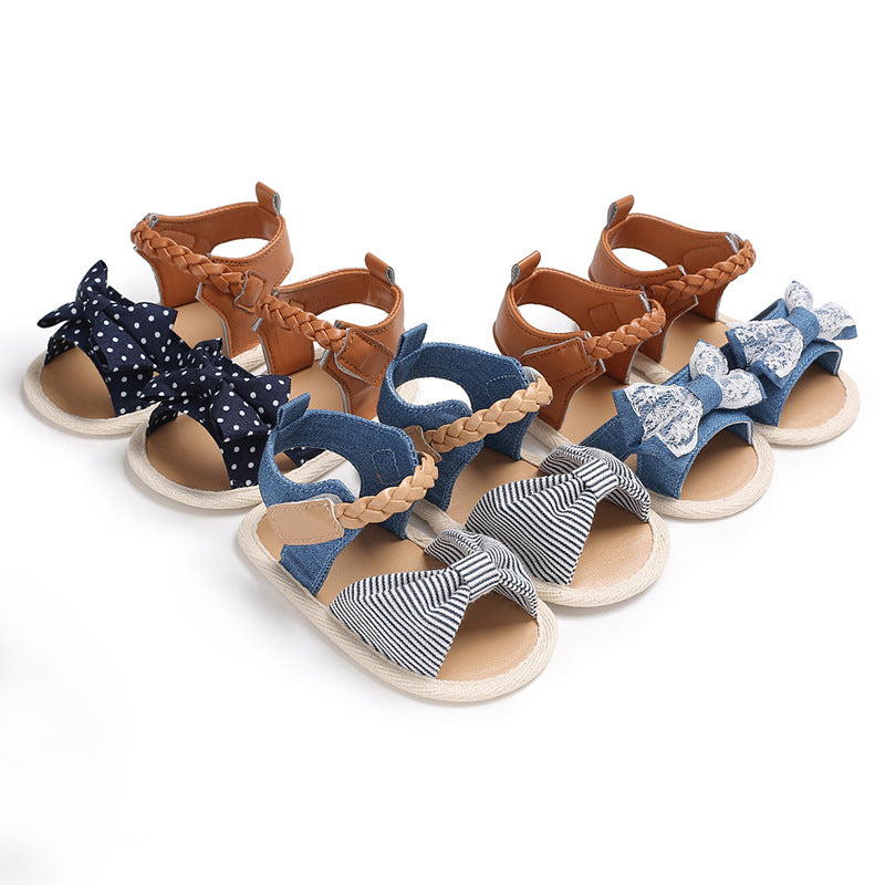 Braid Strap Silicone Non-Slip Baby Girl Sandals