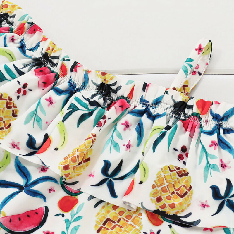 Girls Pineapple Fruit Swimming Suit