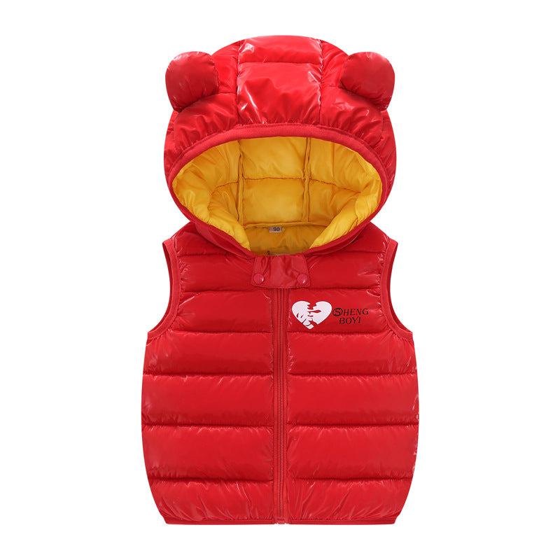 Warm Outwear Bubble Vest