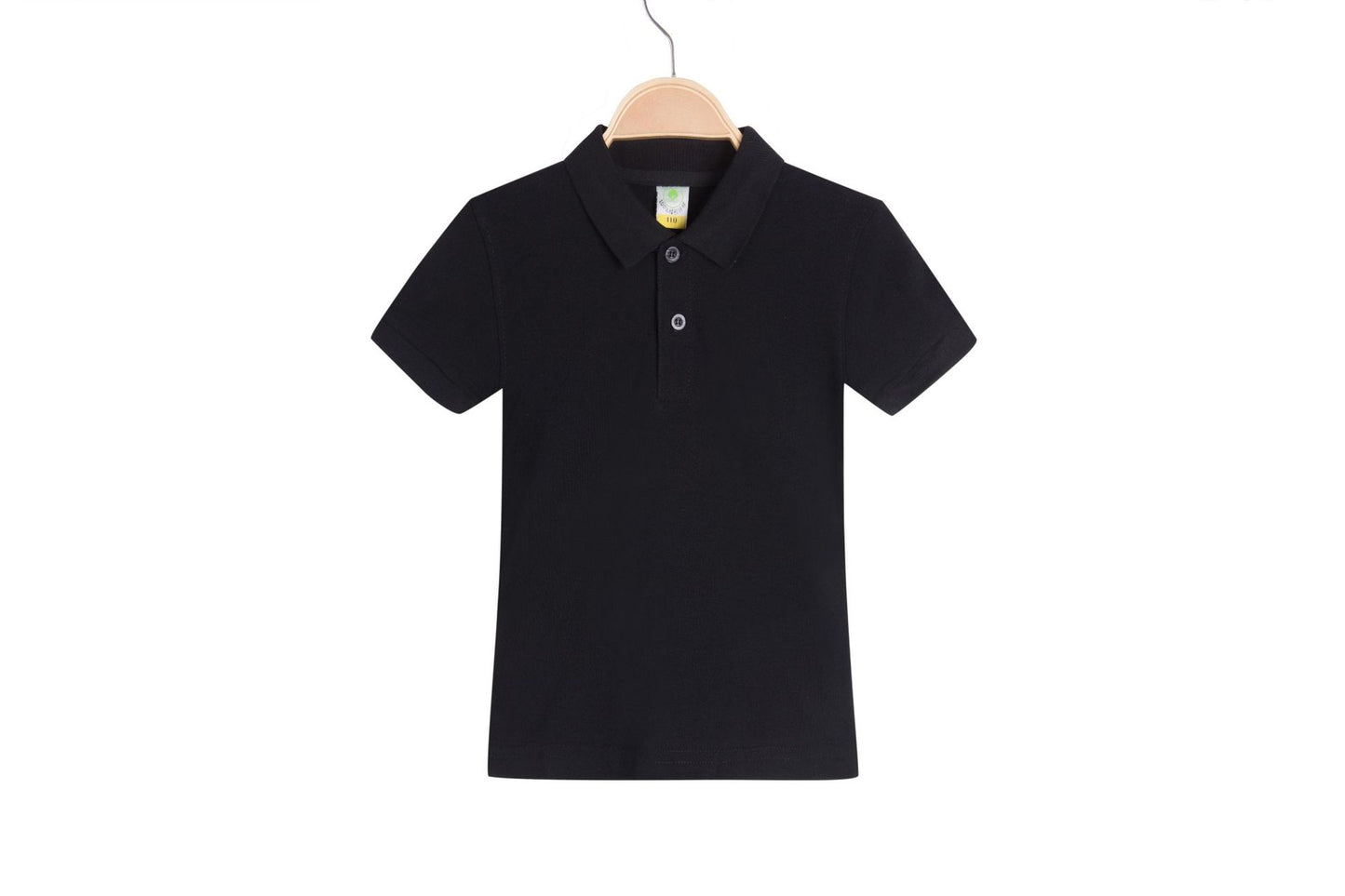 Childrens solid colored Collar T-shirt