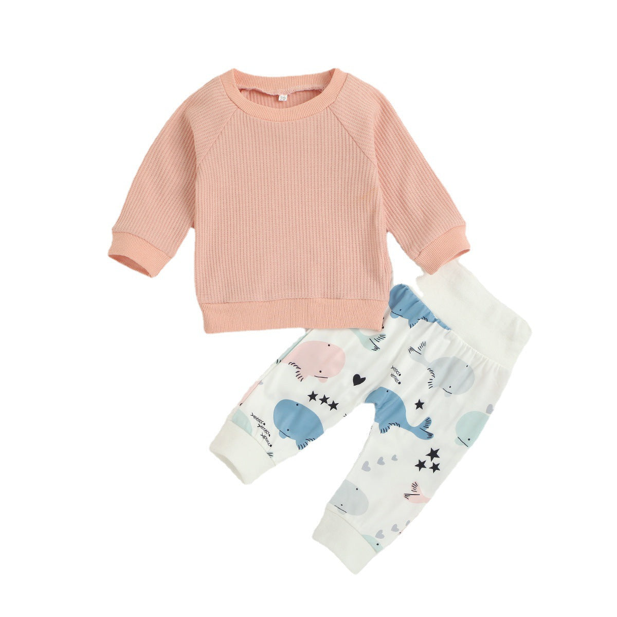 Autumn Baby Boys And Girls Long-sleeve Two-piece Set