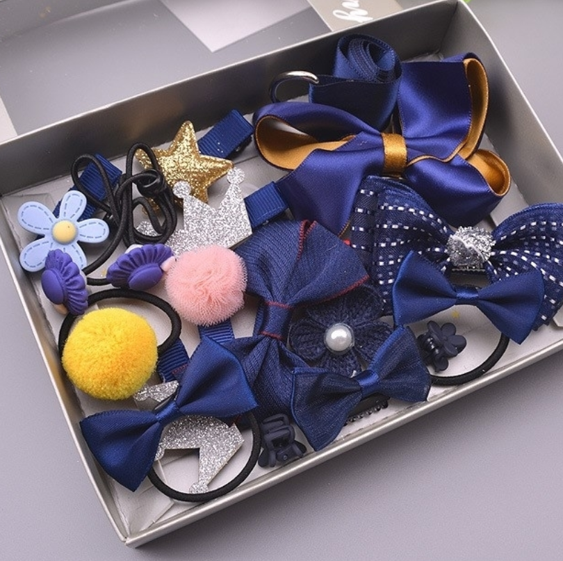 Girls 17pc Bow accessories