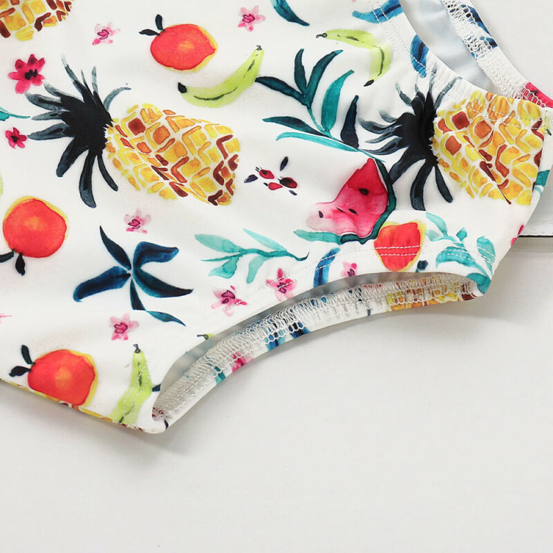 Girls Pineapple Fruit Swimming Suit