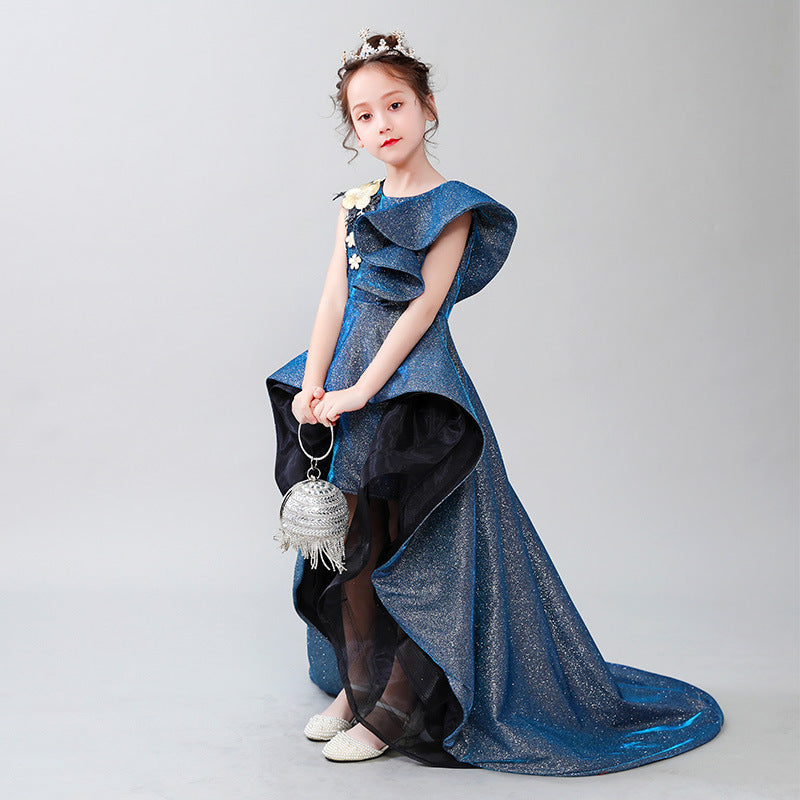 Girl Model Catwalk Evening Trail Host Dress