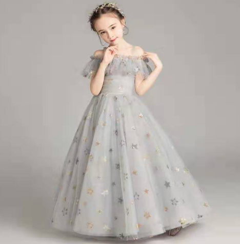Princess Multi-Length Star Wedding Pageant Dress