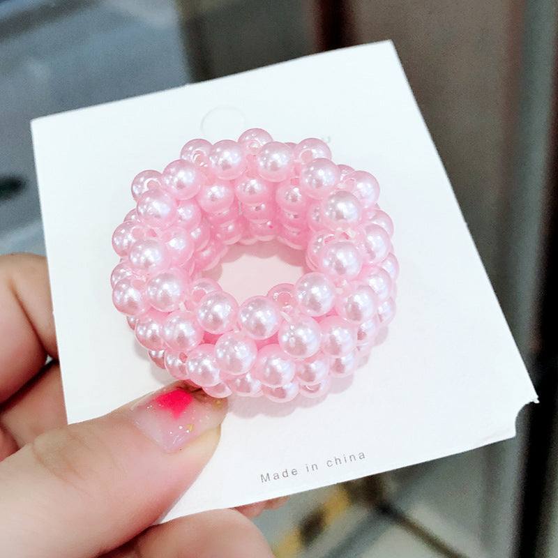 Pearl Hair Band Wide Rubber Bands