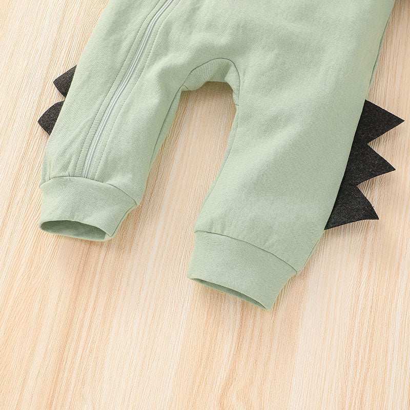 Infant Cartoon Style Long-sleeved One-piece