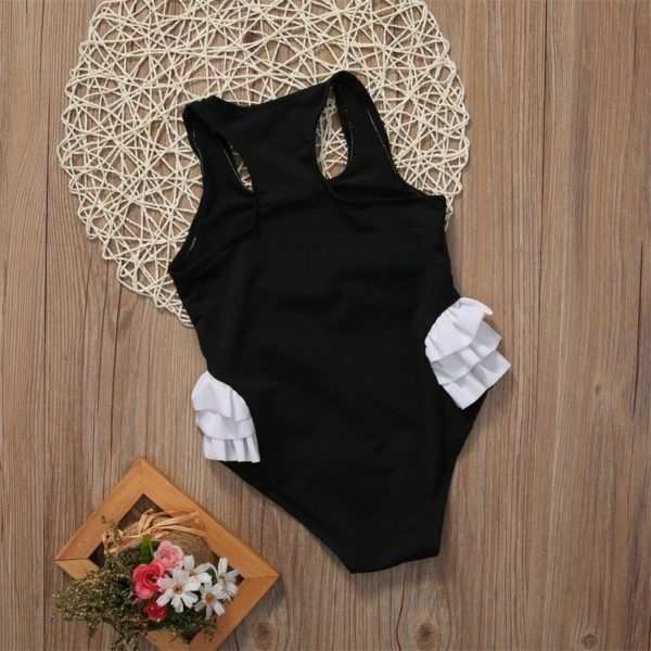 Sling Wave Swan One Piece Swimsuit
