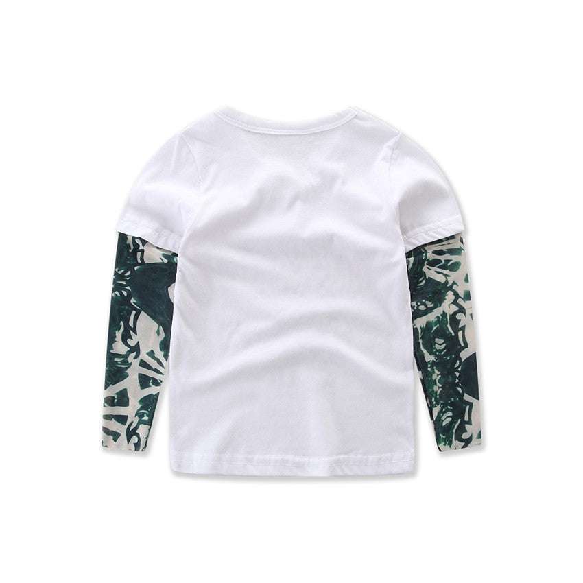 Boys Thinking of a Master Plan Two Piece Long Sleeve Set
