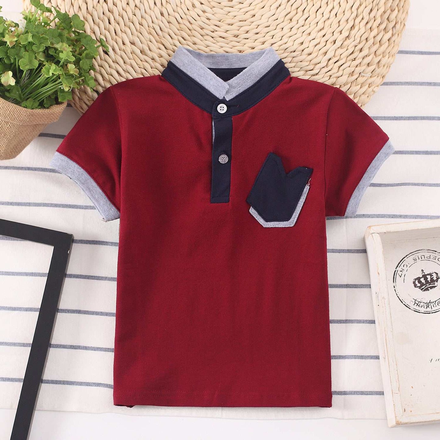 Big Kids Cotton Nice Colored Shirt
