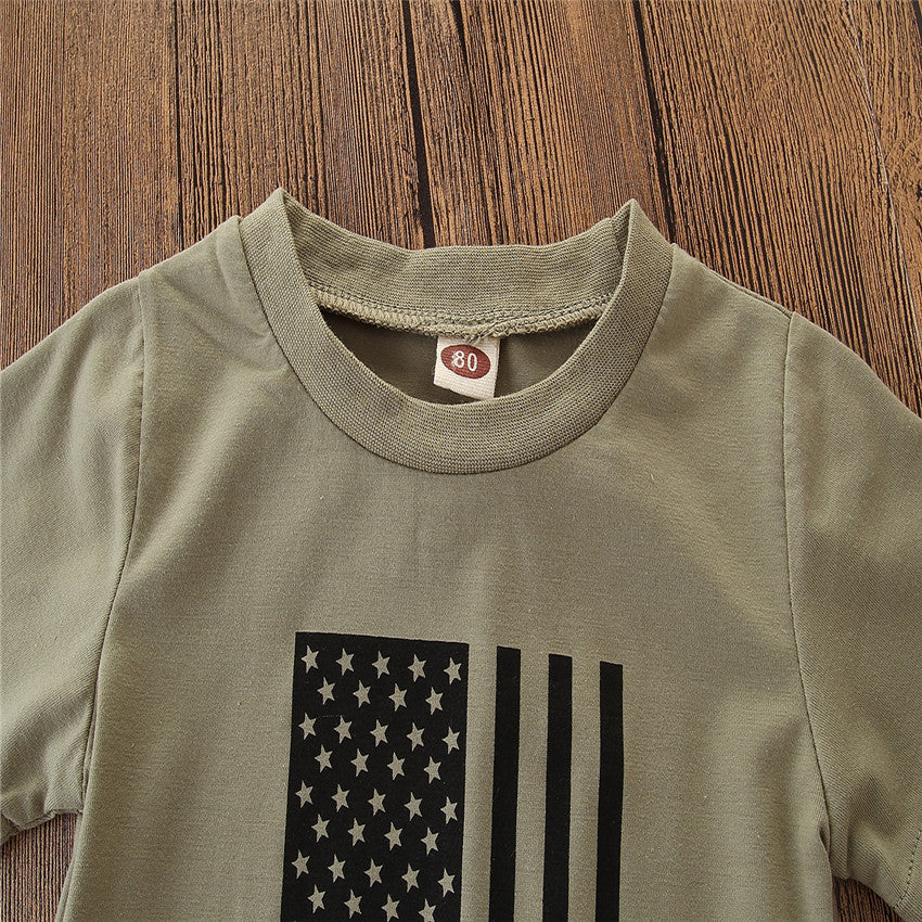 Little Kids Summer Flag Camouflage Set