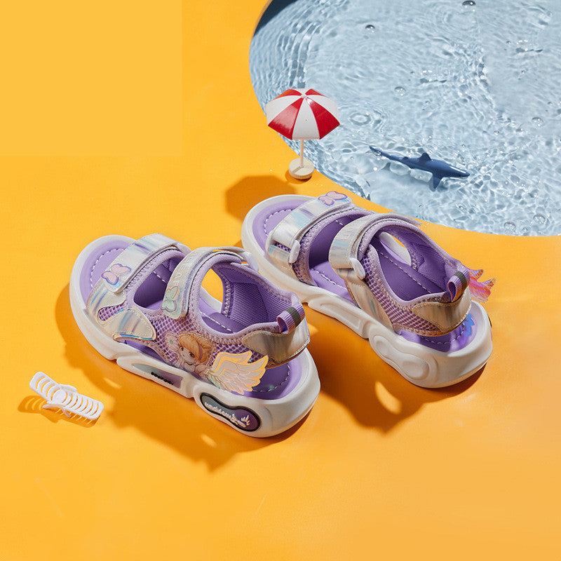Girls Cartoon Breathable Sandals