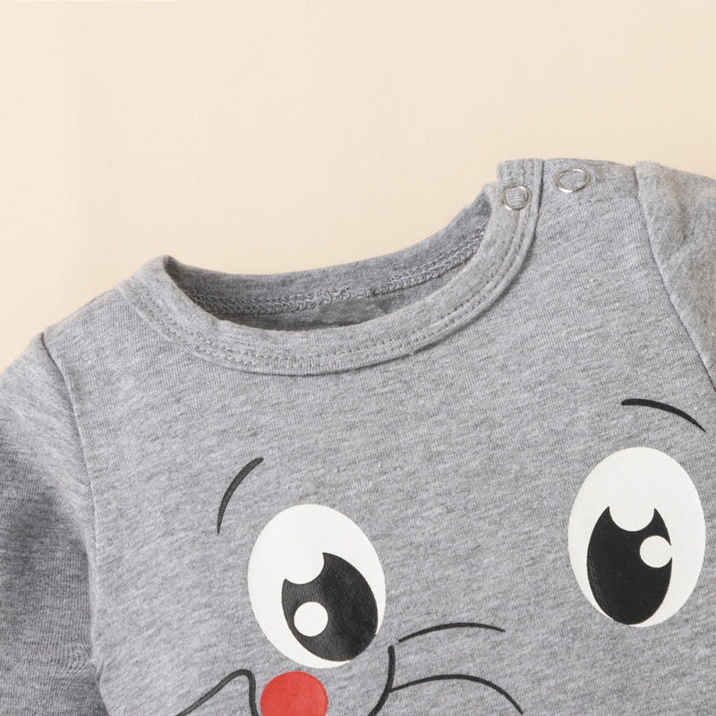 Cartoon Animal Long Sleeve Set