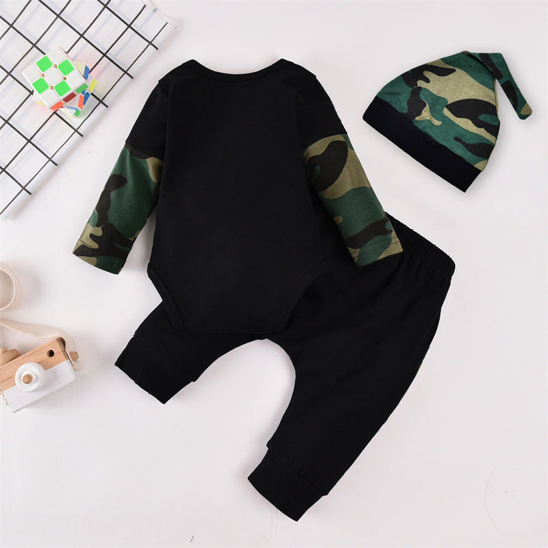 Baby Boy camo long sleeve 3pc
