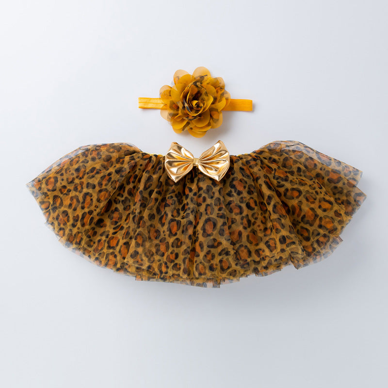 Baby Printed TuTu Mesh Skirt