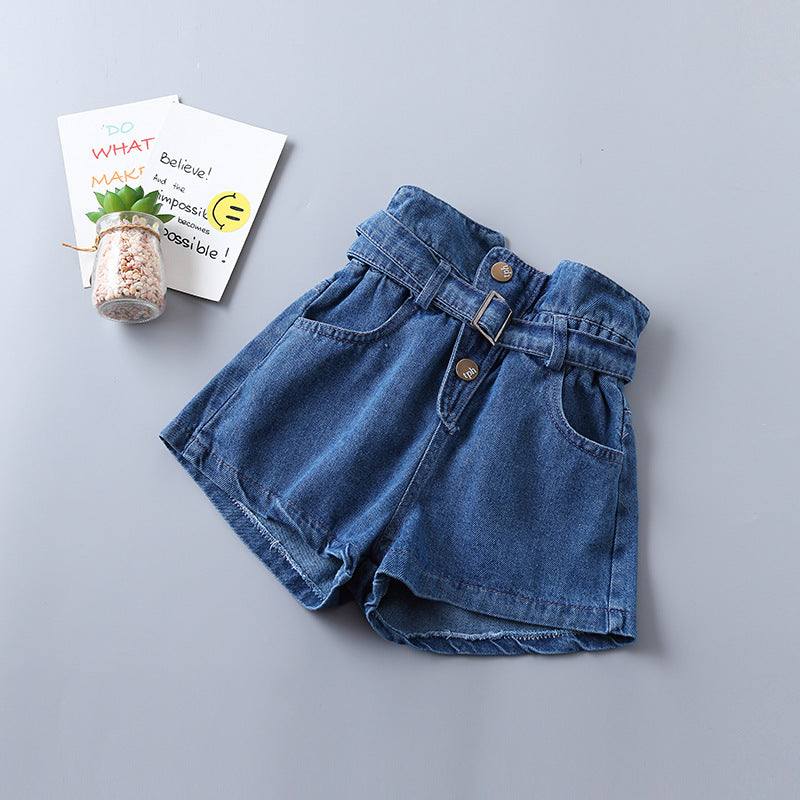 Ruffle Top Jean short 2 Piece Set