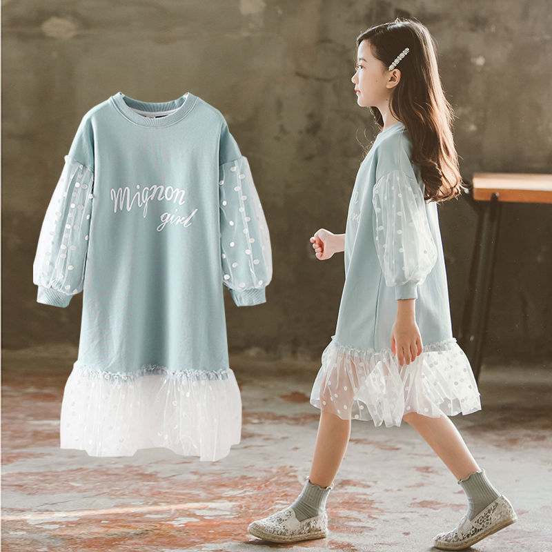 Big Girls New Style Long Sleeve dress