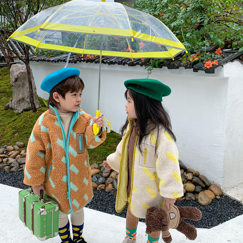 Toddlers Cozy Warm Zipper Coat