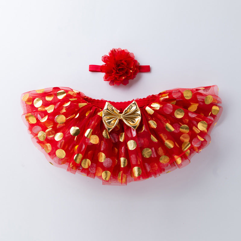Baby Printed TuTu Mesh Skirt