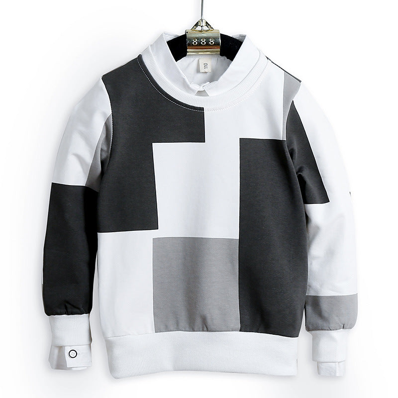 Big Boys' Autumn Long-sleeved T-shirt