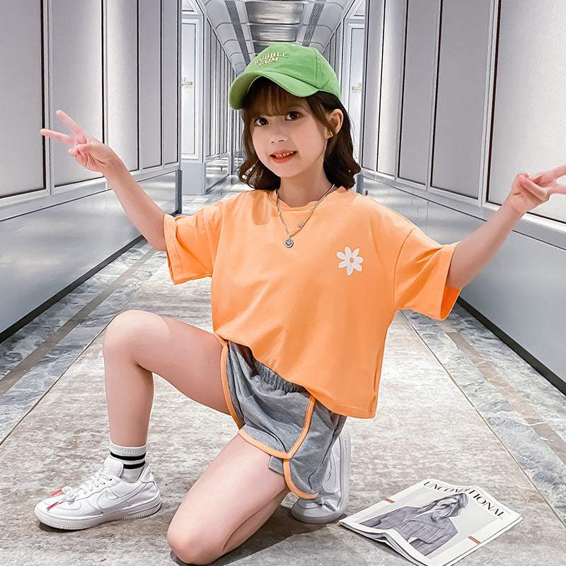 Big Kids Sports Short sleeve two piece