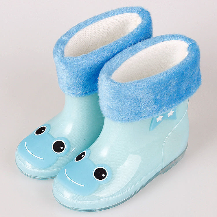 Removable Cotton All Season Rain Boots