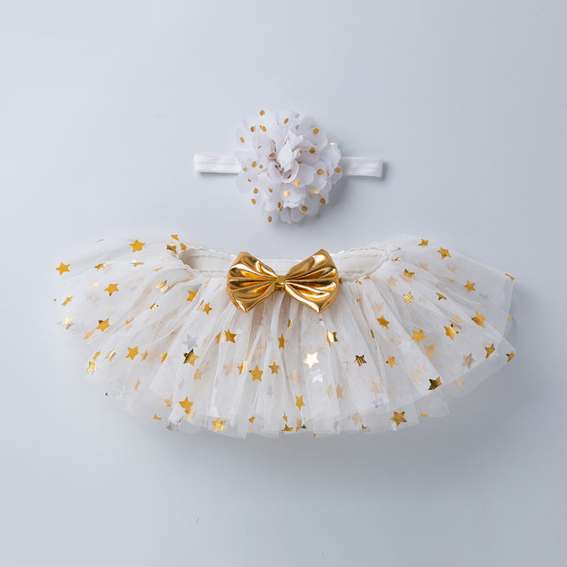 Baby Printed TuTu Mesh Skirt