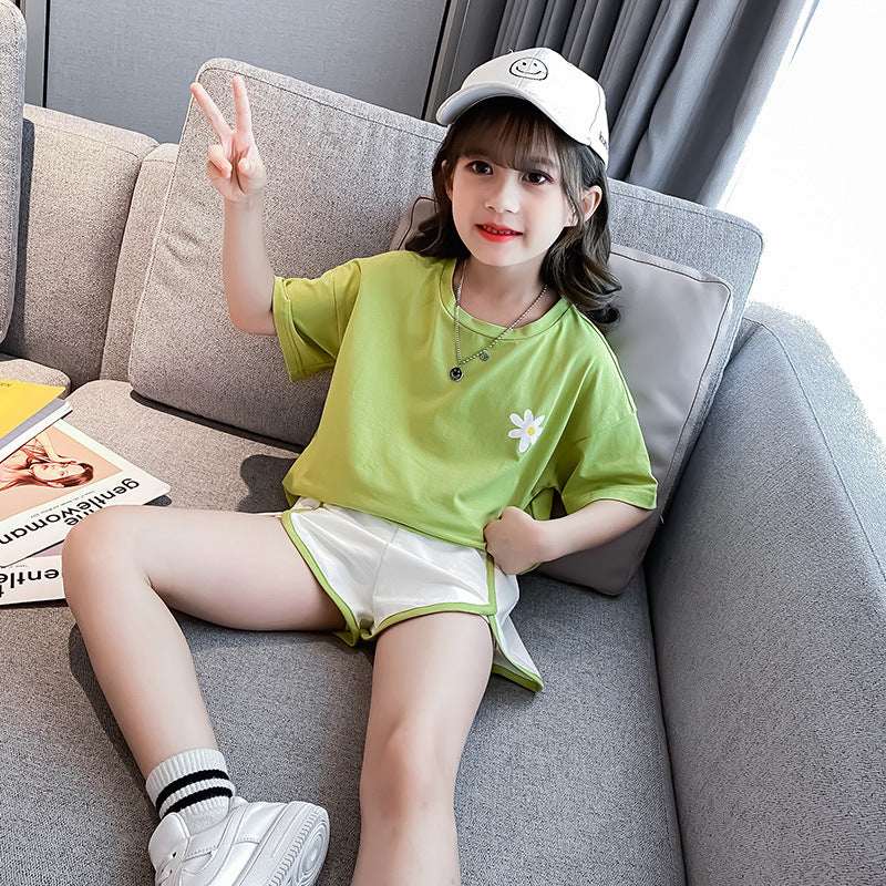 Big Kids Sports Short sleeve two piece