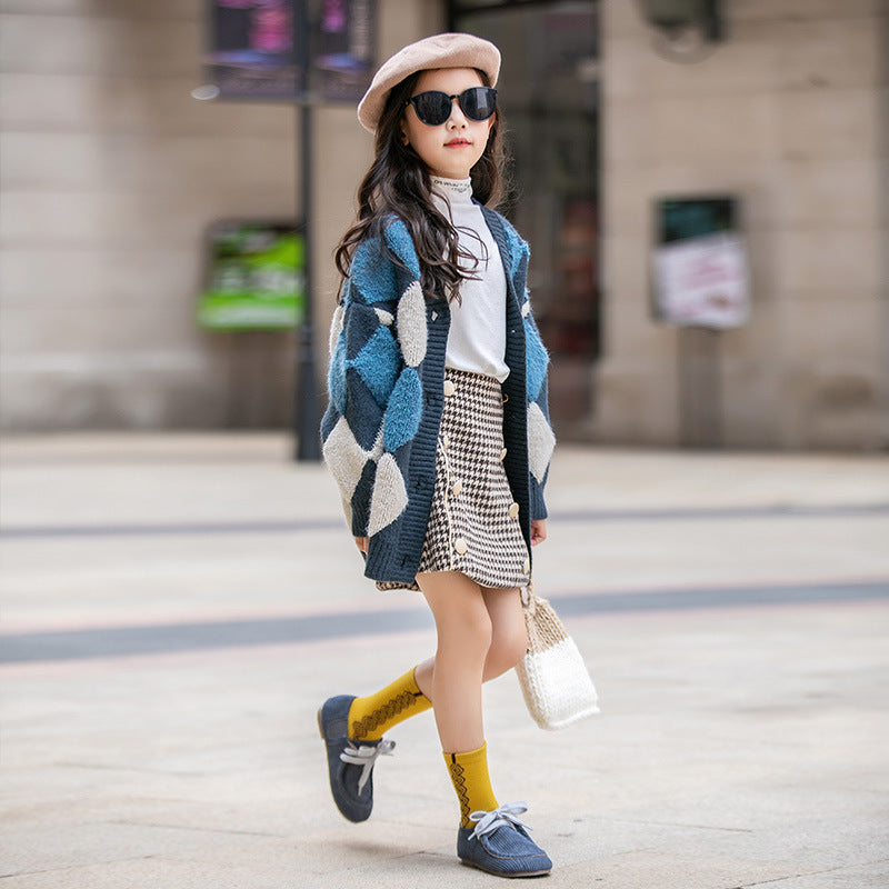New Spring And Autumn Net Style Sweater Coat