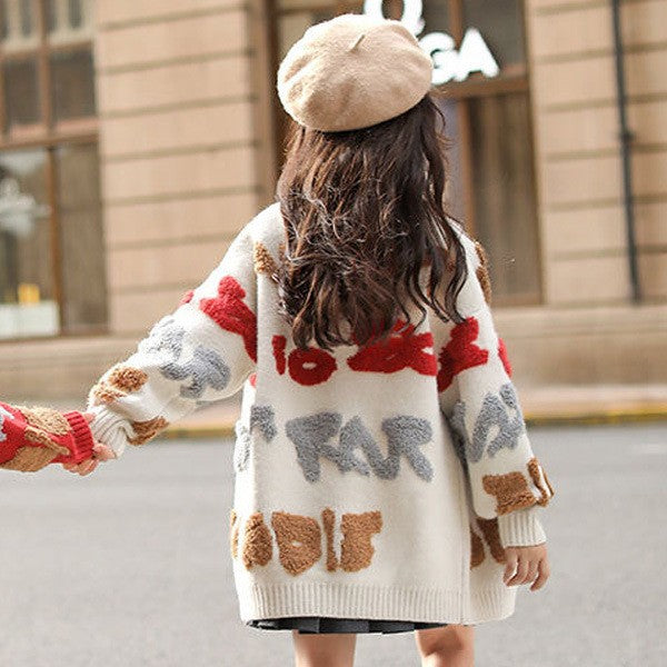 New Spring And Autumn Net Style Sweater Coat